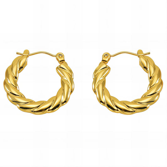 18K gold plated Stainless steel earrings