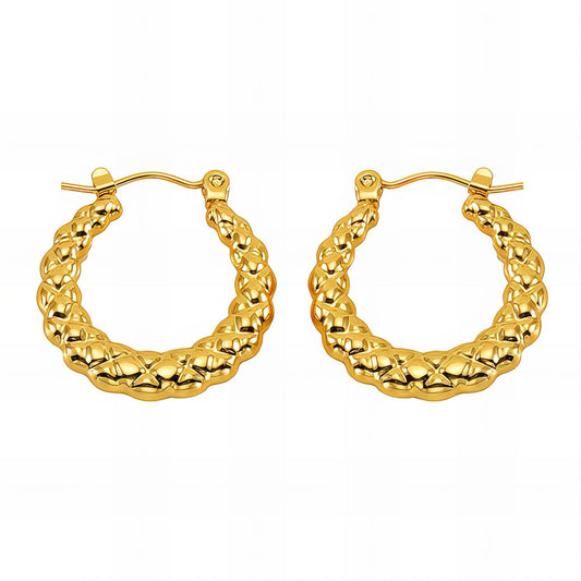 18K gold plated Stainless steel earrings