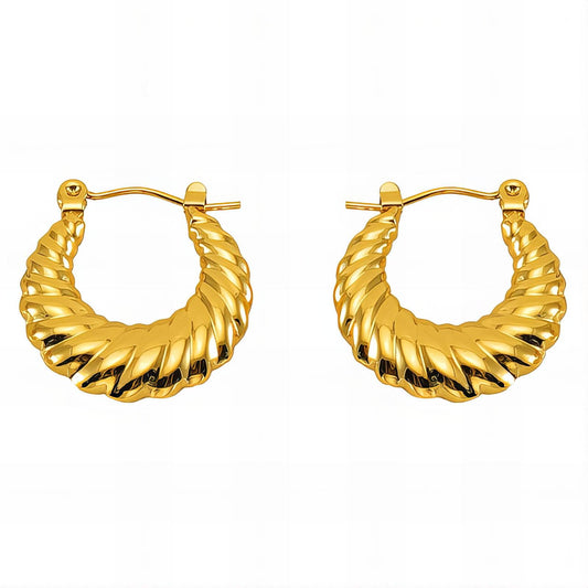 18K gold plated Stainless steel earrings