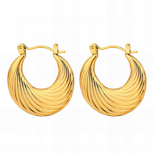 18K gold plated Stainless steel earrings