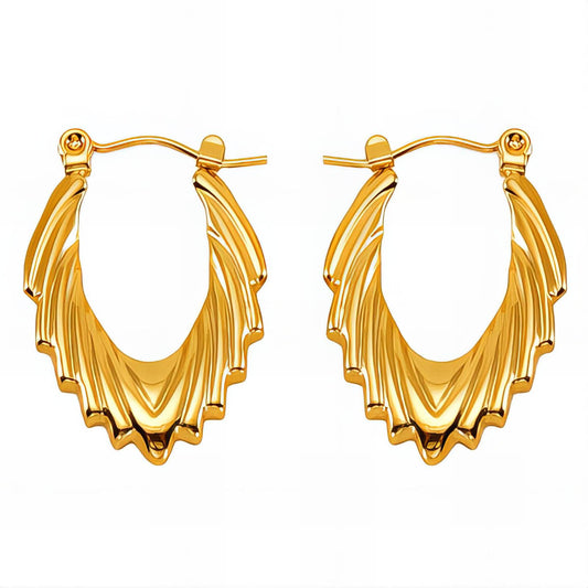 18K gold plated Stainless steel earrings