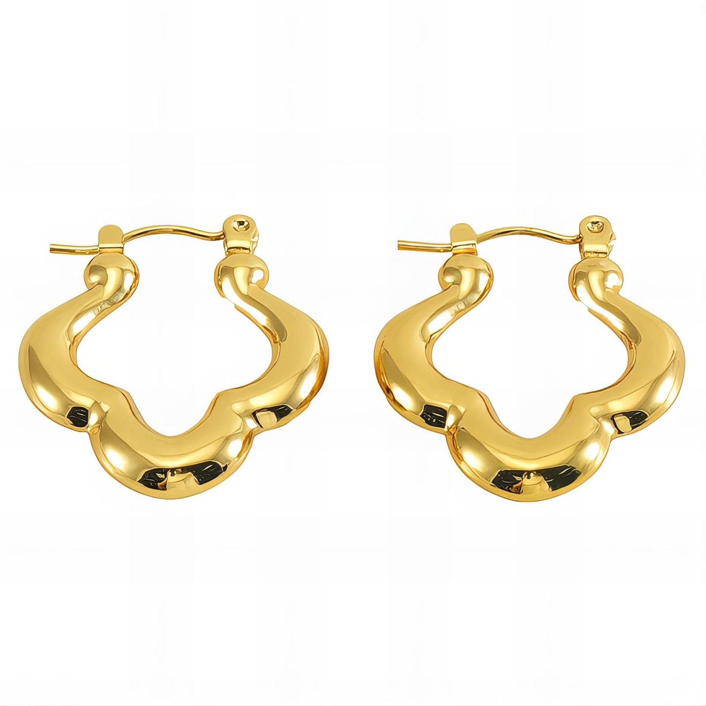 18K gold plated Stainless steel earrings
