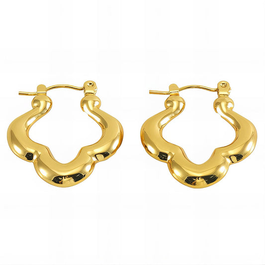 18K gold plated Stainless steel earrings