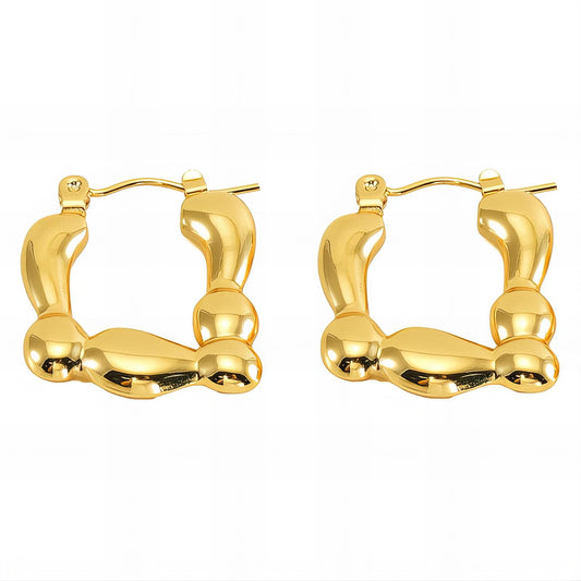 18K gold plated Stainless steel earrings