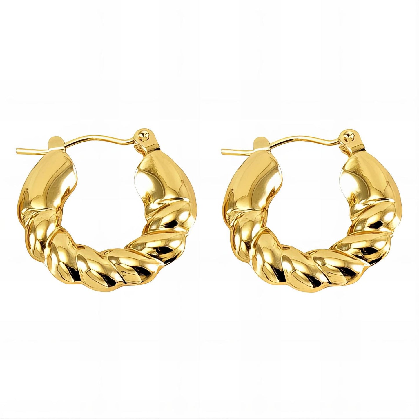 18K gold plated Stainless steel earrings