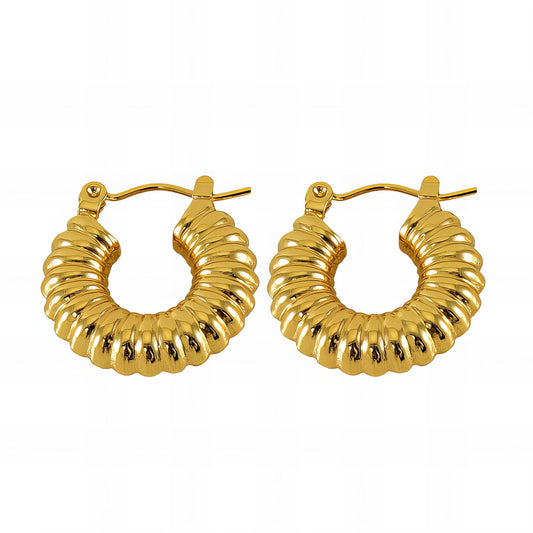 18K gold plated Stainless steel earrings