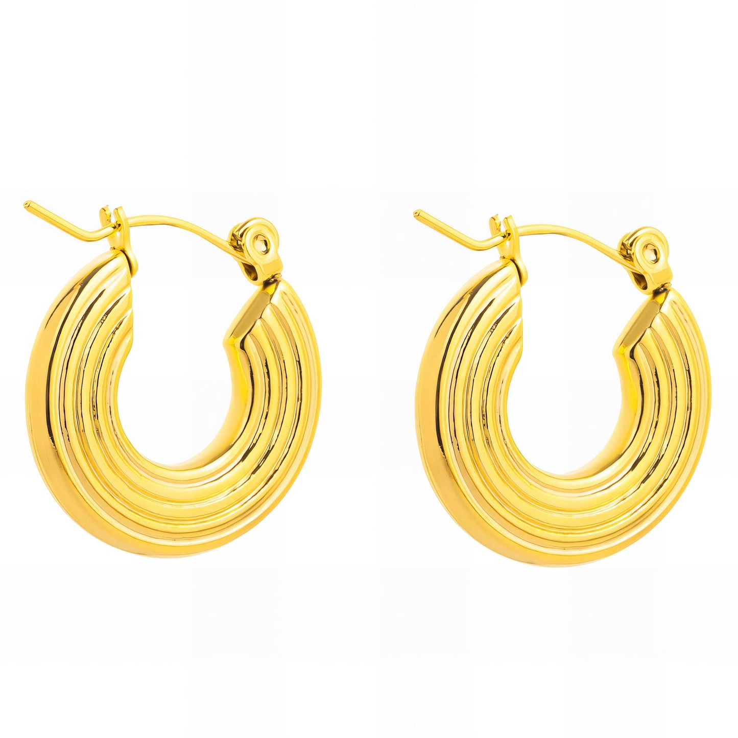 18K gold plated Stainless steel earrings