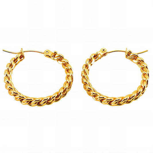 18K gold plated Stainless steel earrings