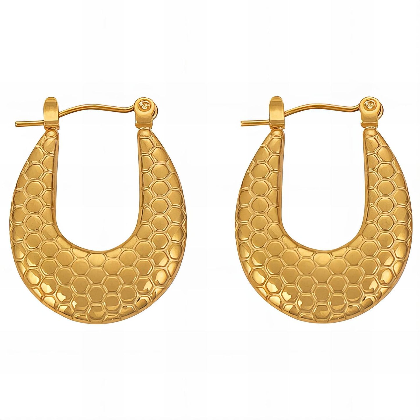 18K gold plated Stainless steel earrings