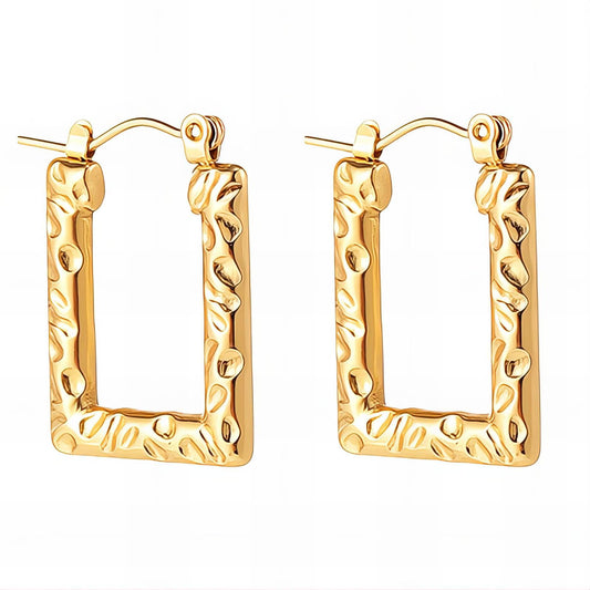 18K gold plated Stainless steel earrings