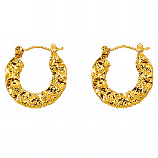 18K gold plated Stainless steel earrings