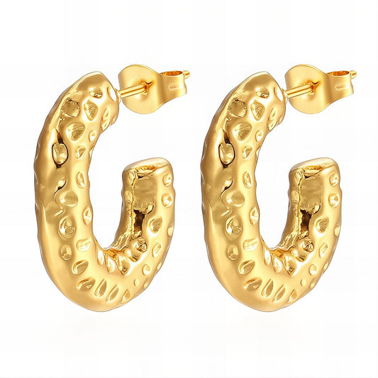 18K gold plated Stainless steel earrings