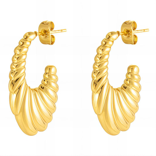 18K gold plated Stainless steel earrings
