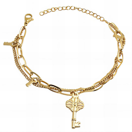 18K gold plated Stainless steel bracelet