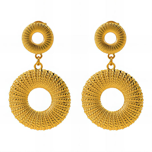 18K gold plated Stainless steel earrings