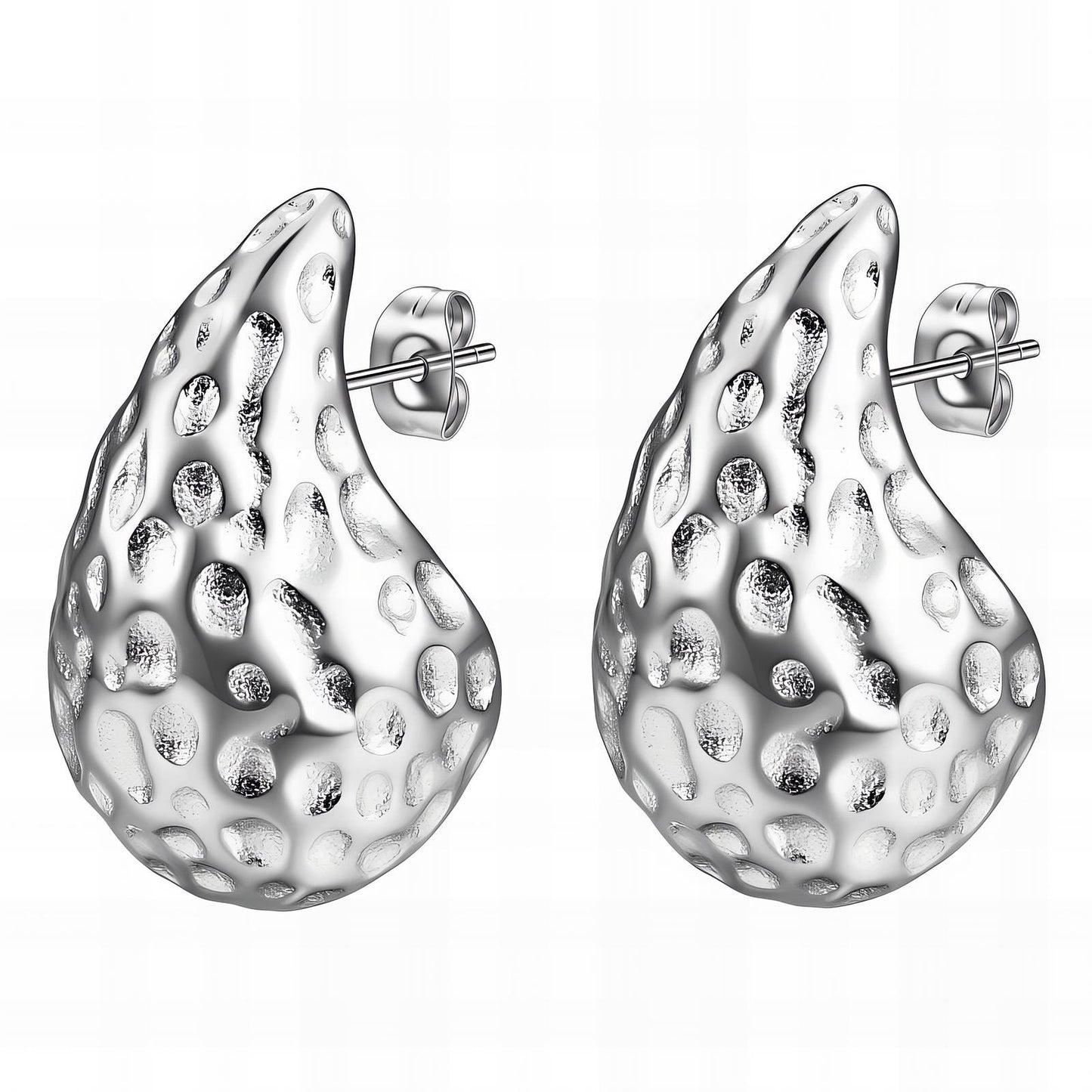 Stainless steel  Teardrops earrings