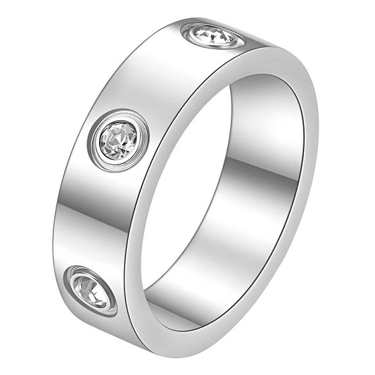 Stainless steel finger ring