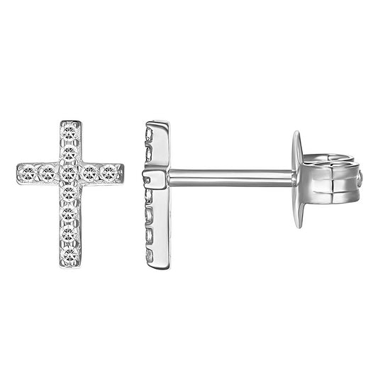 Stainless steel  Crosses earrings