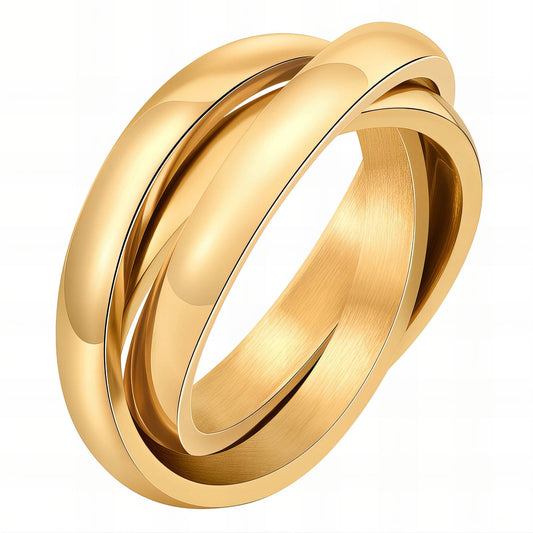 18K gold plated Stainless steel finger ring