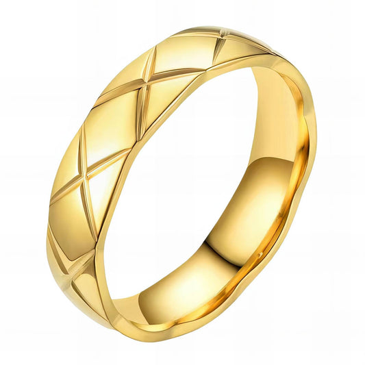 18K gold plated Stainless steel finger ring