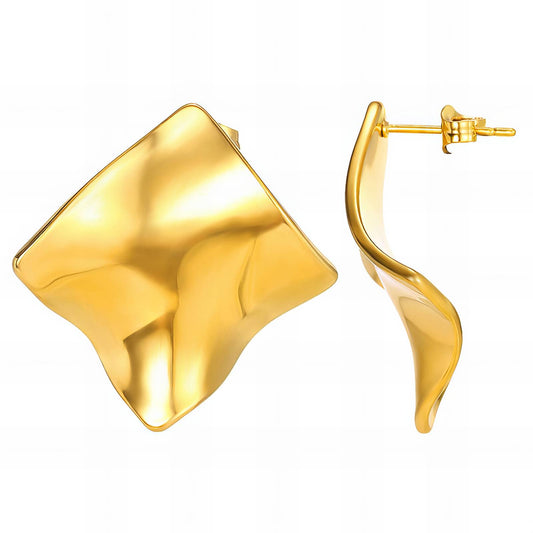 18K gold plated Stainless steel earrings