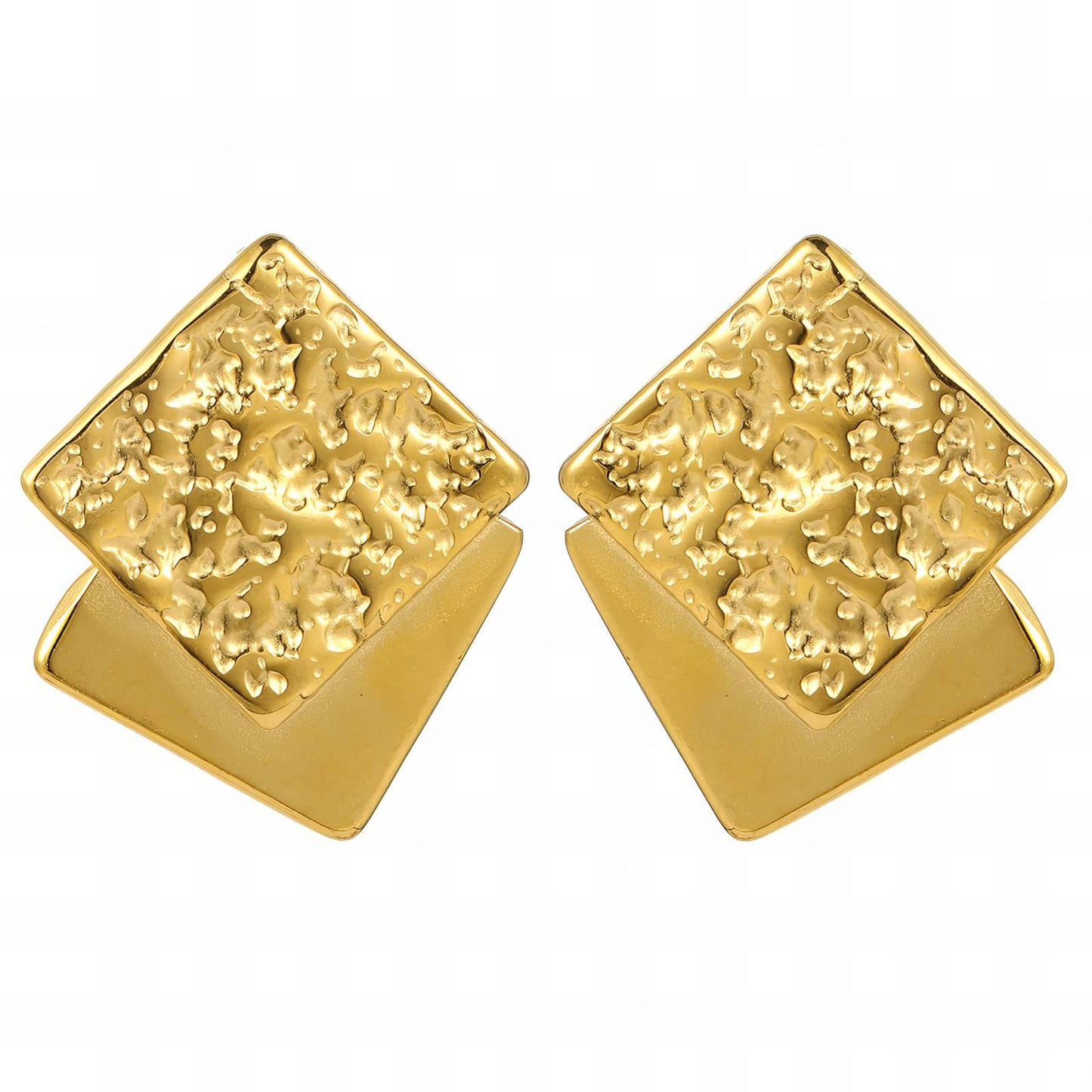 18K gold plated Stainless steel earrings