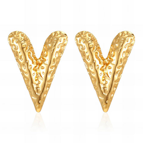 18K gold plated Stainless steel earrings