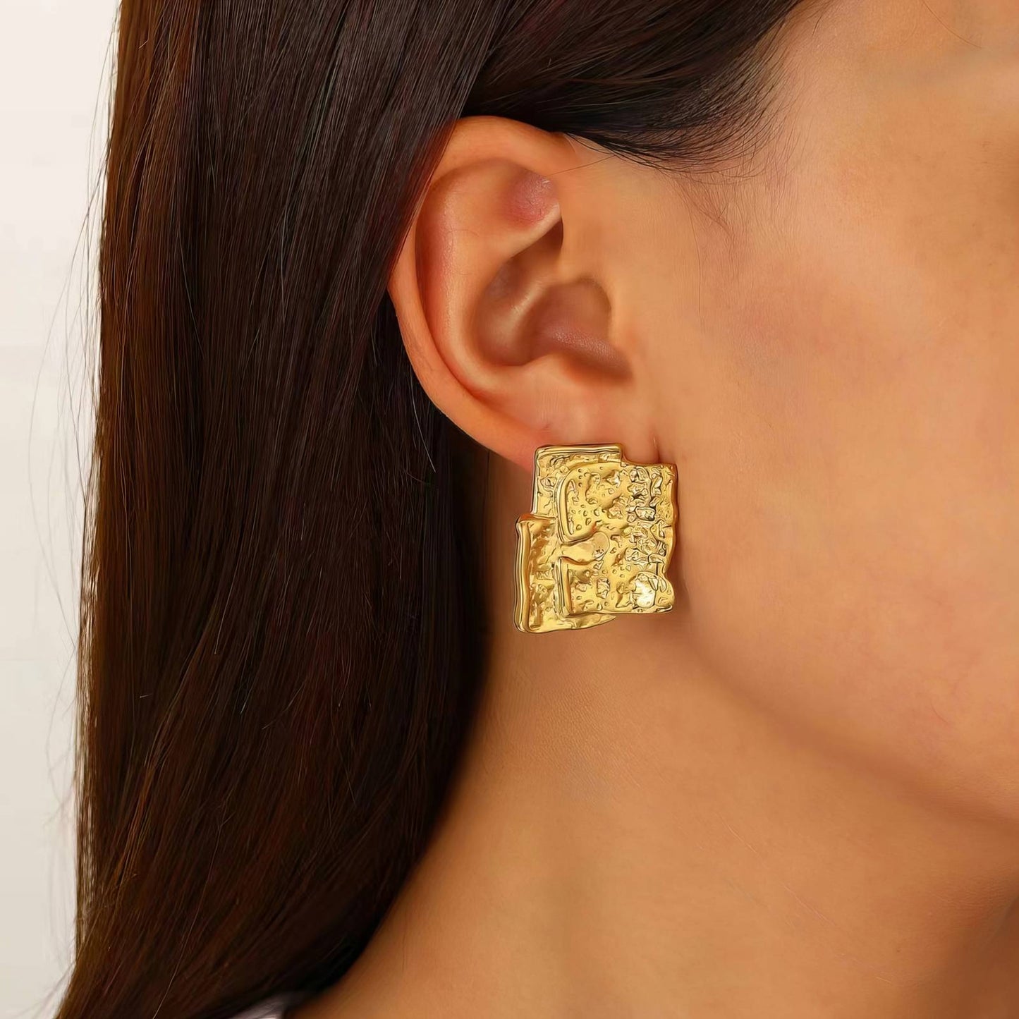 18K gold plated Stainless steel earrings