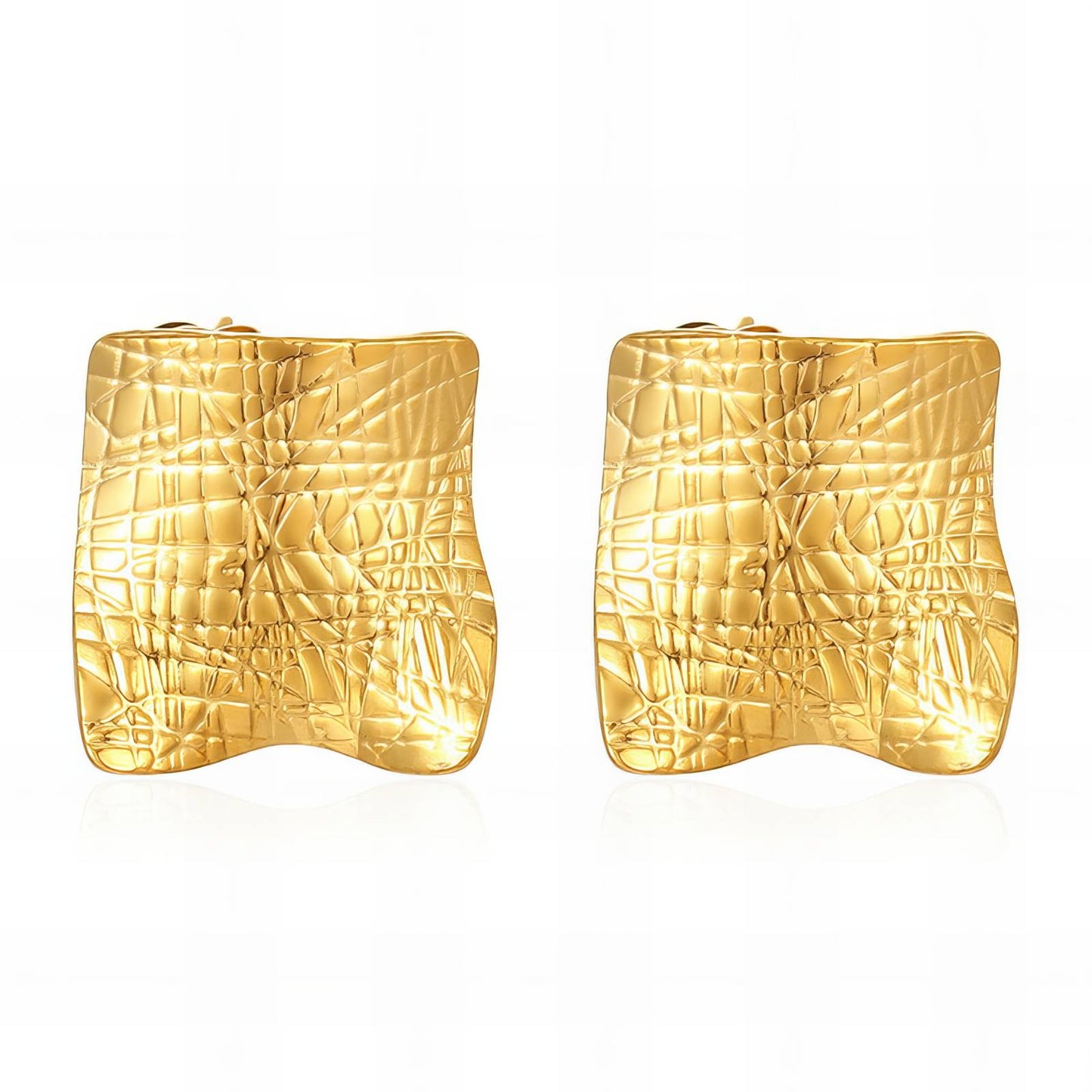 18K gold plated Stainless steel earrings