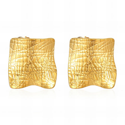 18K gold plated Stainless steel earrings