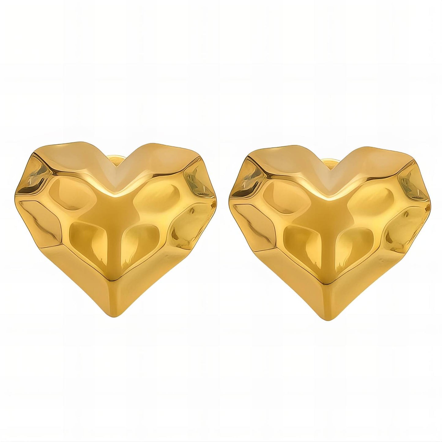 18K gold plated Stainless steel earrings