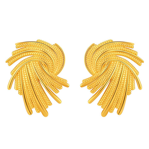 18K gold plated Stainless steel earrings