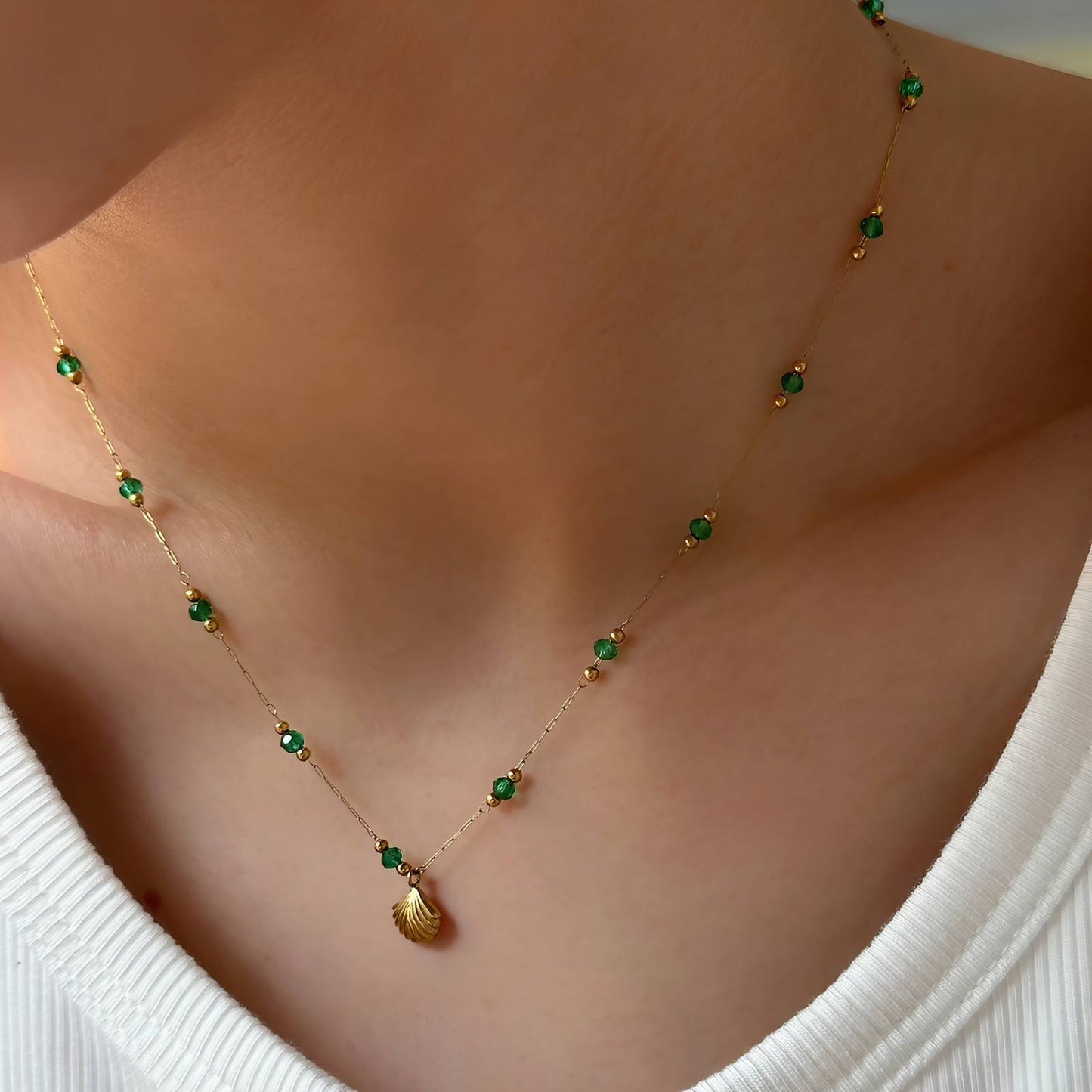 18K gold plated Stainless steel necklace