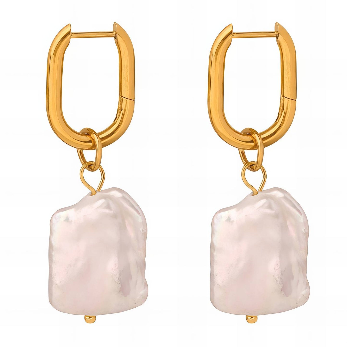 18K gold plated Stainless steel earrings