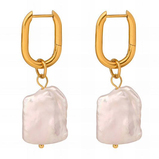 18K gold plated Stainless steel earrings