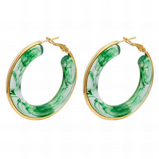 18K gold plated Stainless steel earrings