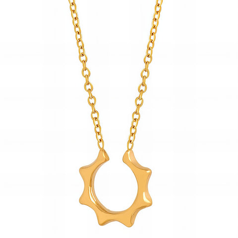 18K gold plated Stainless steel necklace