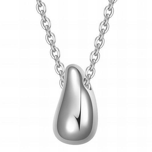 Stainless steel  Teardrop necklace