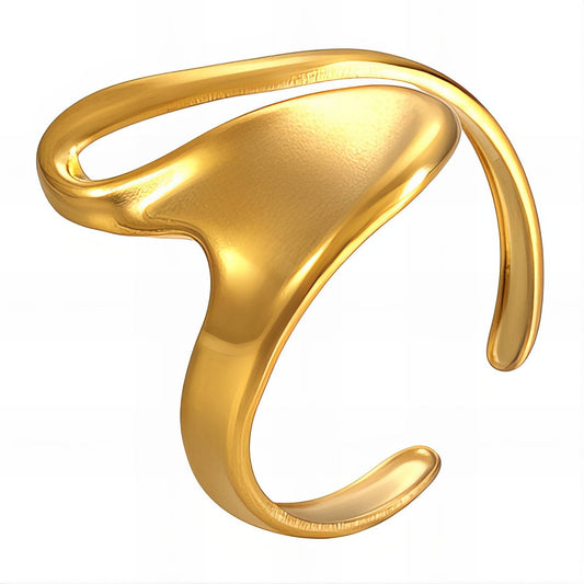 18K gold plated Stainless steel finger ring