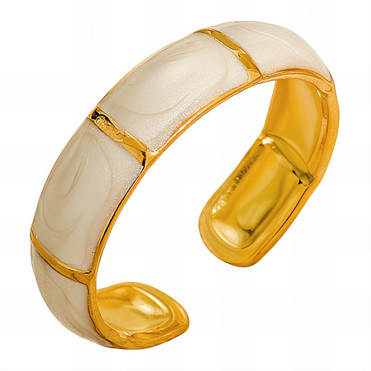 18K gold plated Stainless steel finger ring