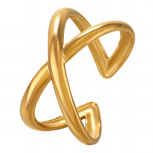 18K gold plated Stainless steel finger ring