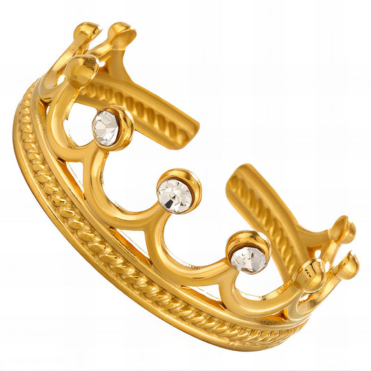 18K gold plated Stainless steel finger ring