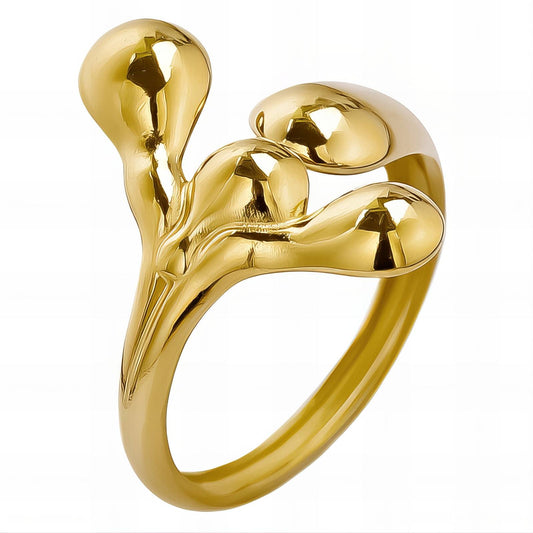 18K gold plated Stainless steel finger ring