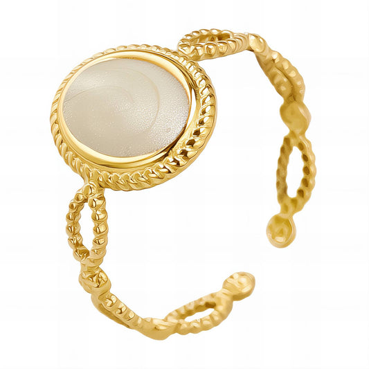 18K gold plated Stainless steel finger ring