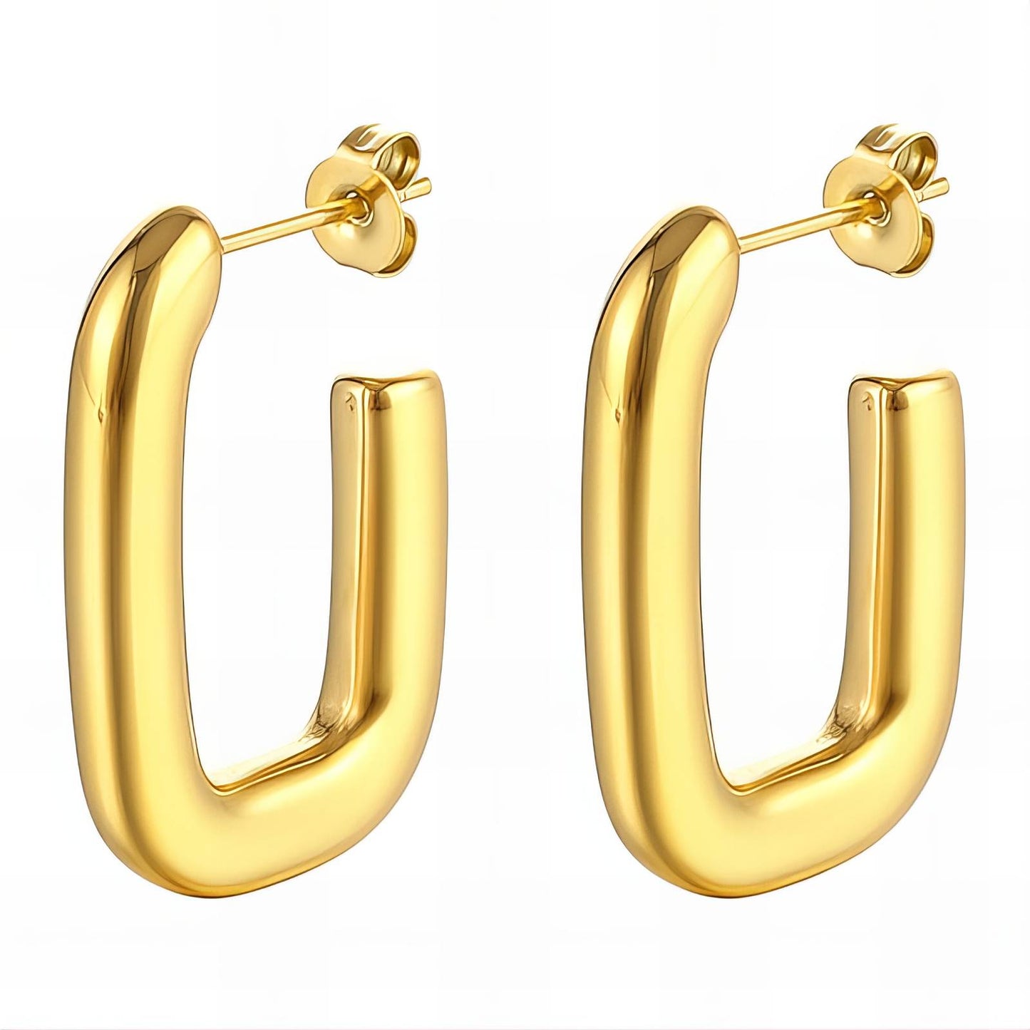 18K gold plated Stainless steel earrings