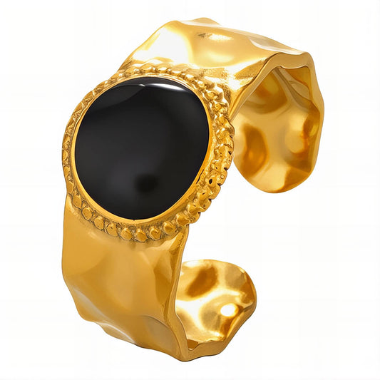 18K gold plated Stainless steel finger ring