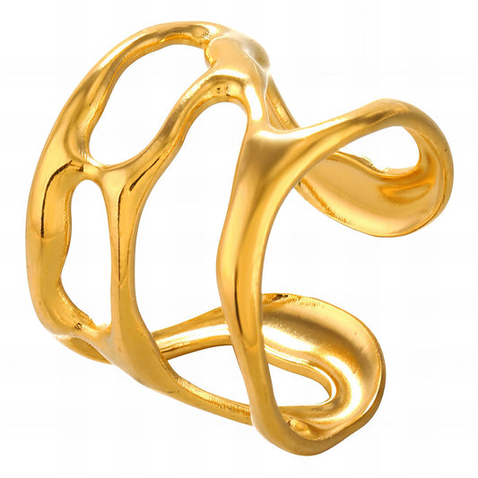 18K gold plated Stainless steel finger ring