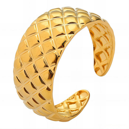 18K gold plated Stainless steel finger ring