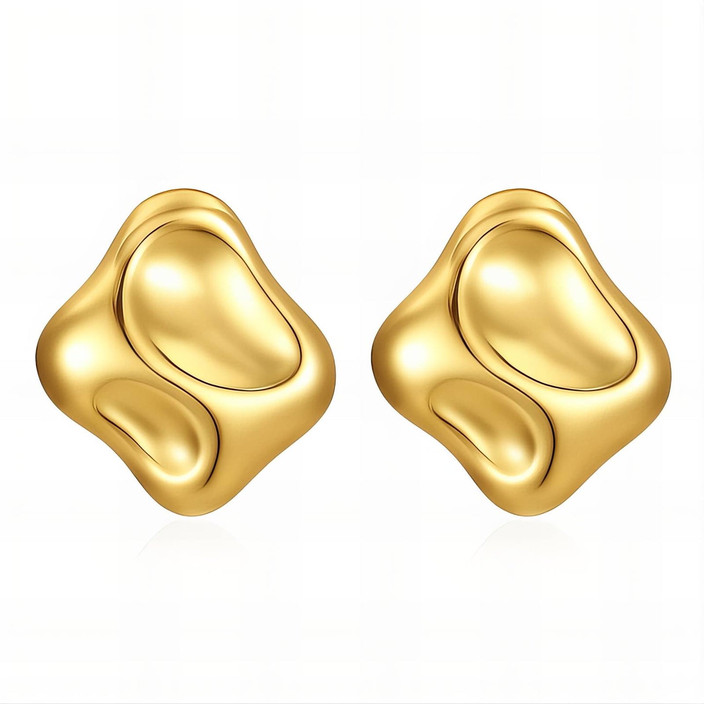 18K gold plated Stainless steel earrings