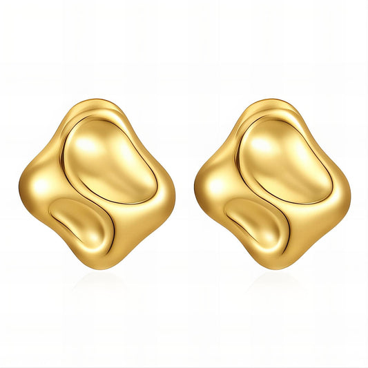 18K gold plated Stainless steel earrings